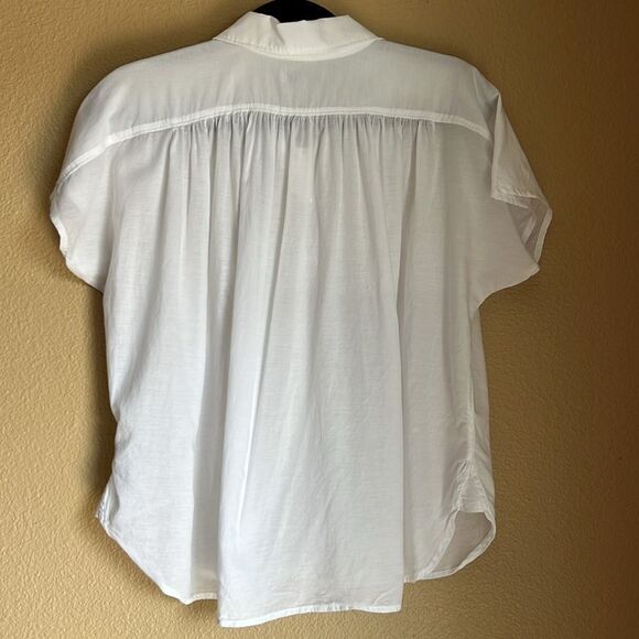 NWT Madewell Cap-sleeve A-line Top Small - Picture 6 of 8
